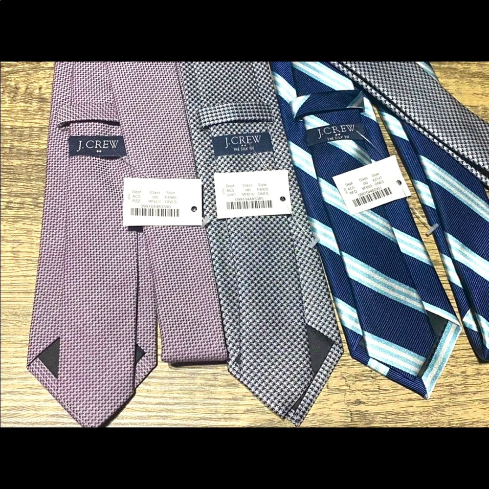 3 J. Crew men’s neckties